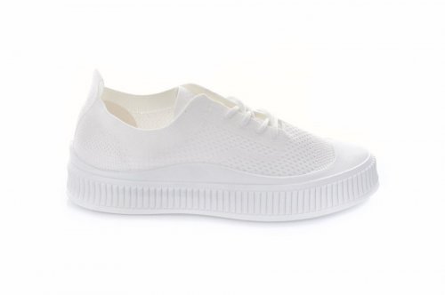 Кроссовки женские Sport 8650 (весна-лето-осень, белый, эко-кожа)