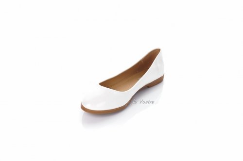 Балетки жіночі CHC-Shoes 2293 (весна-літо-осінь, білий)