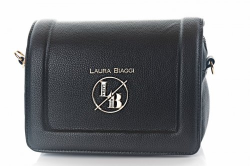 Сумка жіноча Laura Biaggi 9728 (чорна, еко-шкіра)