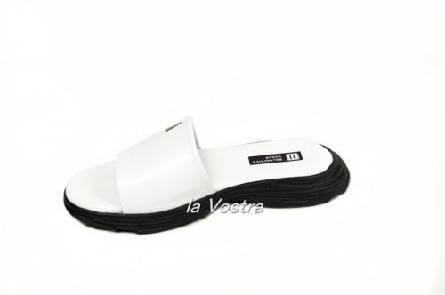 Шлепанцы женские Marcco design 5966 (лето, белый, кожа)