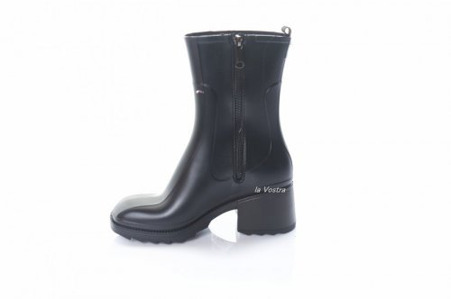 Сапоги женские Seastar 8106 (весенне-осенние, черный, резиновые)