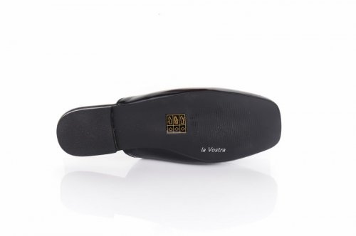 Мюлі жіночі Smail Swan 7727 (літо, чорний, еко-шкіра)