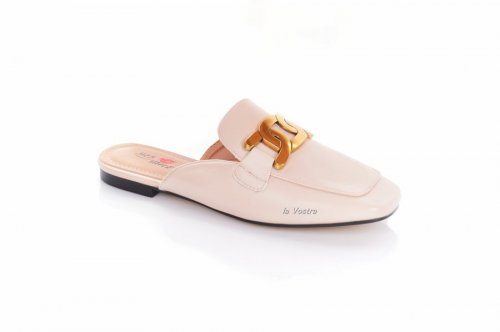 Мюлі жіночі Smail Swan 7936 (літо, бежевий, еко-шкіра)
