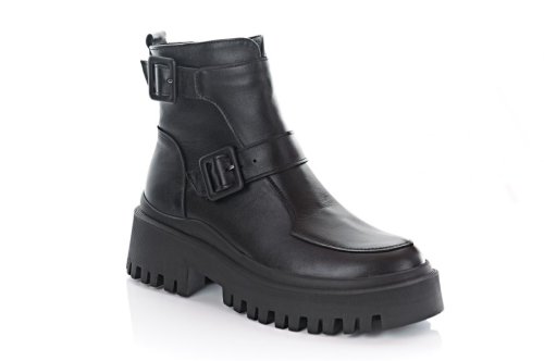 Черевики жіночі Steffe 10610 (зимові, чорні, шкіряні)