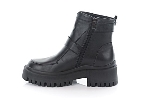 Черевики жіночі Steffe 10610 (зимові, чорні, шкіряні)