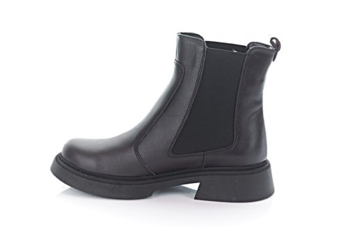 Черевики жіночі EDAN 10594 (зимові, шоколадні, шкіряні)