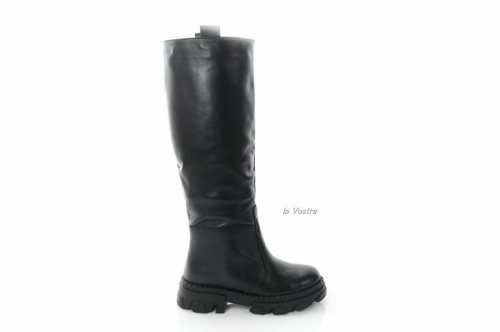 Чоботи жіночі Steffe 8428 (зимові, чорний, шкіра)