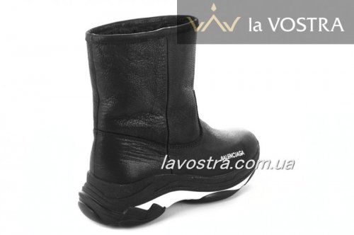 Напівчоботи жіночі A.A 5241 (зимові, чорний, шкіра)
