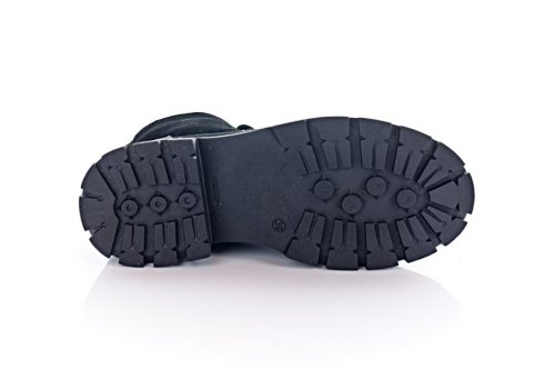 Черевики жіночі EDAN 11448 (зимові, чорні, замшеві)