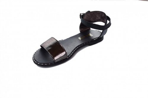 Босоніжки жіночі Jasmine 7183 (літо, чорний, шкіра)