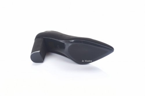 Туфлі жіночі Smail Swan 7520 (весна-літо-осінь, чорний, еко-замш)