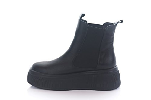 Черевики жіночі Steffe 11381 (зимові, чорні, шкіряні)