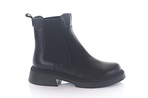 Черевики жіночі EDAN 10630 (зимові, чорні, шкіряні)