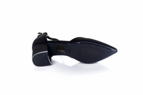 Туфлі жіночі Weide Y220 (весняно-осінні, чорний, еко-замш)