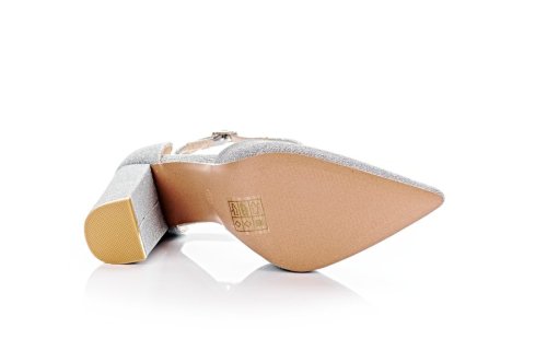 Туфли женские Seastar 10640 (весна-лето-осень, серебряные, эко-кожанные)