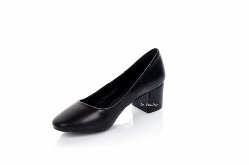 Туфлі жіночі Smail Swan 7797 (весна-літо-осінь, чорний, еко-замш)
