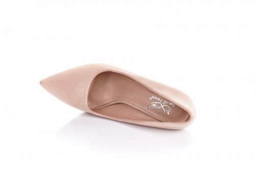 Туфлі жіночі Smail Swan 7851 (весняно-осінні, бежевий, еко-замш)