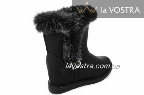 Уггі жіночі AULI 3197 (зимові, чорний)