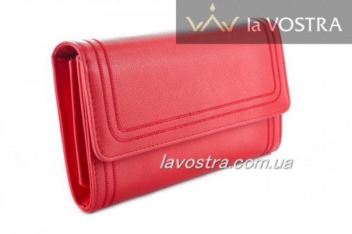 Клатч женский Miss moda 6295 (красный, эко-кожа)