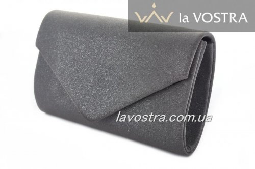 Клатч жіночий Miss moda 5401 (чорний, еко-замш)