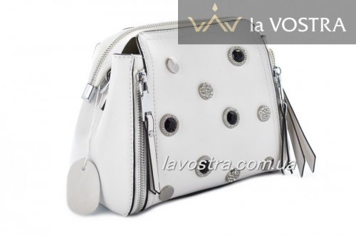 Сумка женская Lady-bags 6980 (белый, кожа)