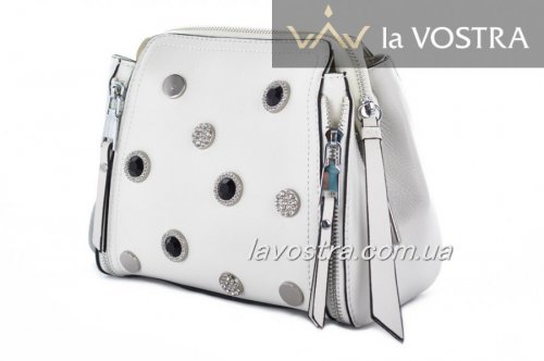 Сумка женская Lady-bags 6980 (белый, кожа)