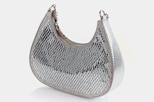 Сумка жіноча Flora&Co 11041 (срібна, еко-шкіряна)