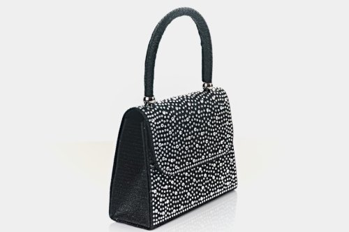 Сумка жіноча Flora&Co 11042 (чорна, текстильна)