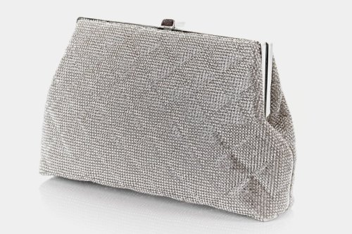 Сумка женская Flora&Co 11052 (серебряная, текстильная)