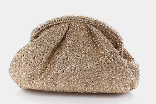 Сумка жіноча Flora&Co 11055 (золота, текстильна)