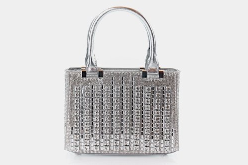 Сумка жіноча Flora&Co 11063 (срібна, еко-шкіряна)