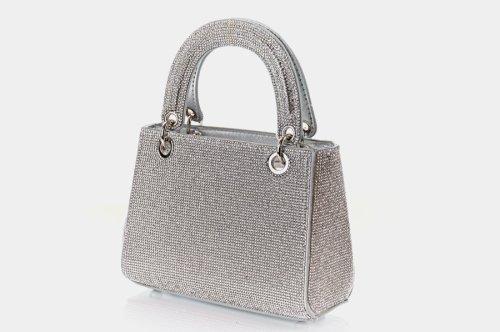 Сумка женская Flora&Co 11068 (серебряная, эко-кожевенная)