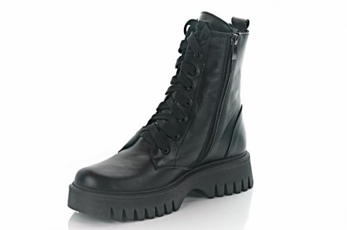 Черевики жіночі EDAN 9788 (зимові, чорні, шкіряні)