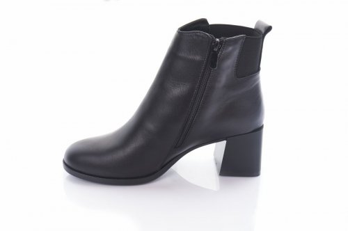 Черевики женские Ladi 8597 (весенне-осенние, черный, кожа)