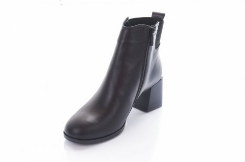 Черевики женские Ladi 8597 (весенне-осенние, черный, кожа)