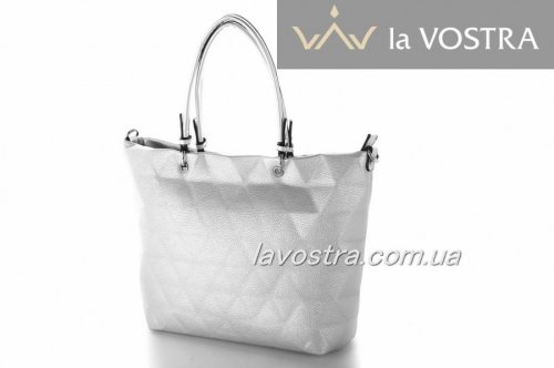 Сумка: жіноча Miss moda 5751 (срібло, еко-шкіра)