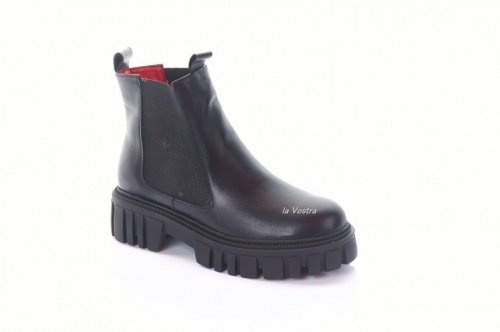 Черевики жіночі Ladi 8344 (зимові, чорний, шкіра)