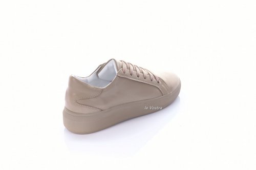Кроссовки женские Maria Sonet 7290 (весенне-осенние, капучино, кожа)