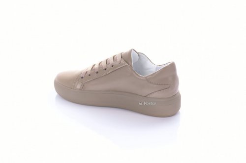 Кроссовки женские Maria Sonet 7290 (весенне-осенние, капучино, кожа)