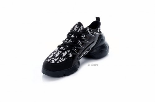 Кроссовки женские Stile 7630 (весна-лето-осень, черный, текстиль)