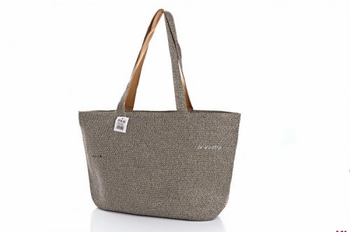 Сумка пляжна жіноча D & Bags 7835 (сірий, текстиль)