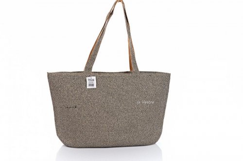 Сумка пляжна жіноча D & Bags 7835 (сірий, текстиль)