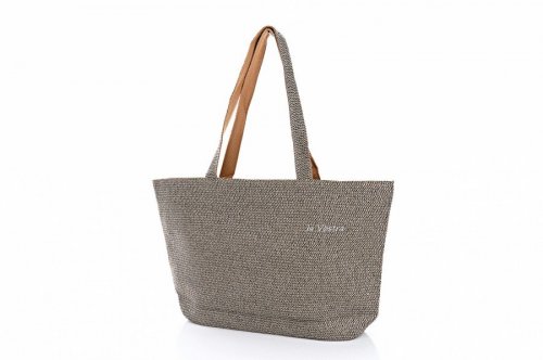 Сумка пляжна жіноча D & Bags 7835 (сірий, текстиль)