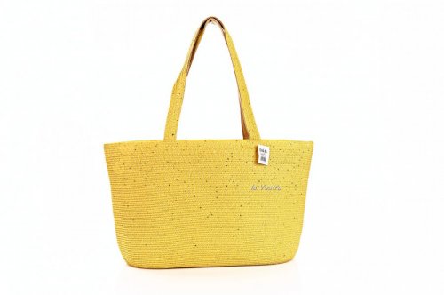 Сумка пляжна жіноча D & Bags 7836 (жовтий, текстиль)