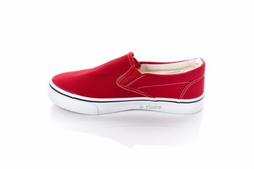 Слипоны женские BE.sport 3850 (весна-лето-осень, красный)
