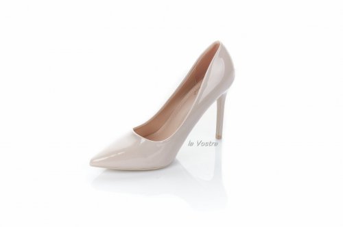 Туфлі жіночі Small Swan 5723 (весняно-осінні, бежевий, еко-лак)