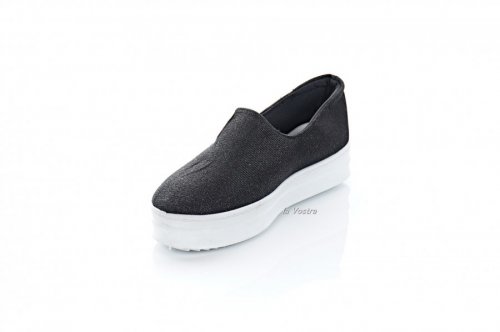 Сліпони жіночі Lucky shoes 3775 (весна-літо-осінь, чорний)