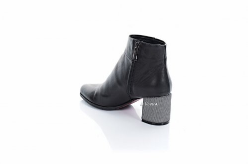 Черевики жіночі Nivelie 2687 (весняно-осінні, чорний, шкіра)