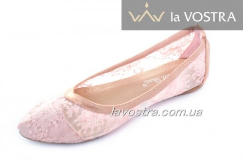 Балетки жіночі Sweet shoes 2239 (весна-літо-осінь, рожевий)