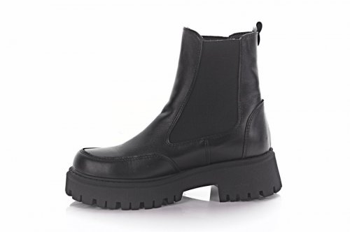 Черевики жіночі EDAN 9780 (зимові, чорні, шкіряні)